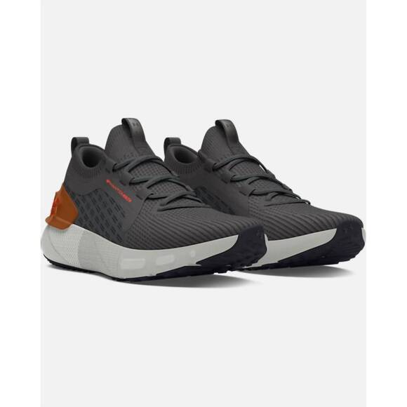 NEW UNDER ARMOUR women's hovr phantom 3 se shoes in charcoal grey and orange